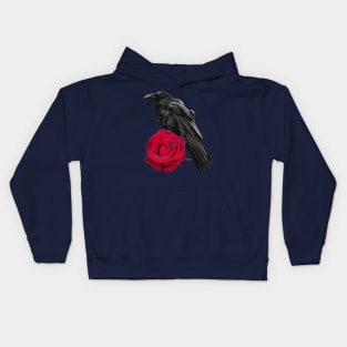 Crow Rose Kids Hoodie